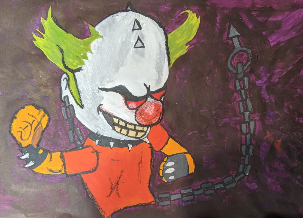 Heidi swift punk clown artwork